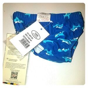 NEW European SHARK 6-12mo (74 / 80) toddler SWIM TRUNKS Australia Germany